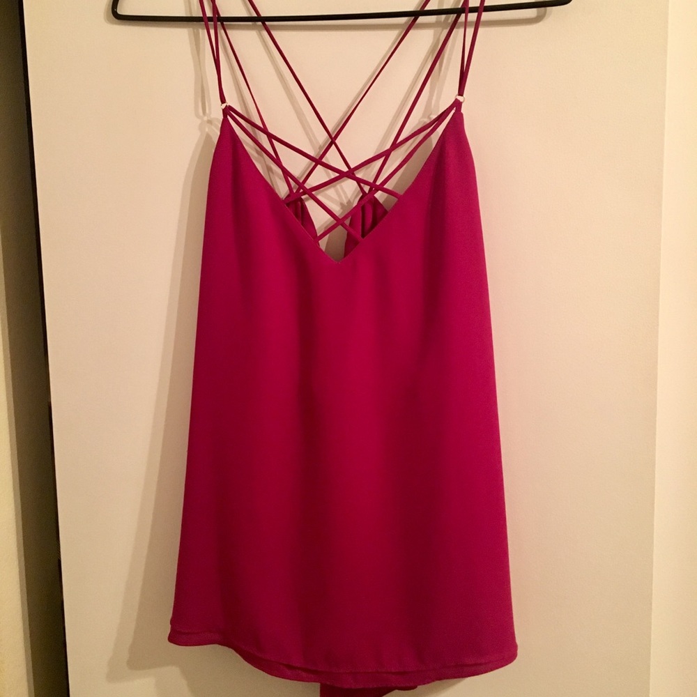 Fuchsia Express Strappy Top